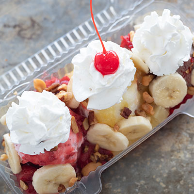 banana split, banana split ice cream, banana split ice cream sundae