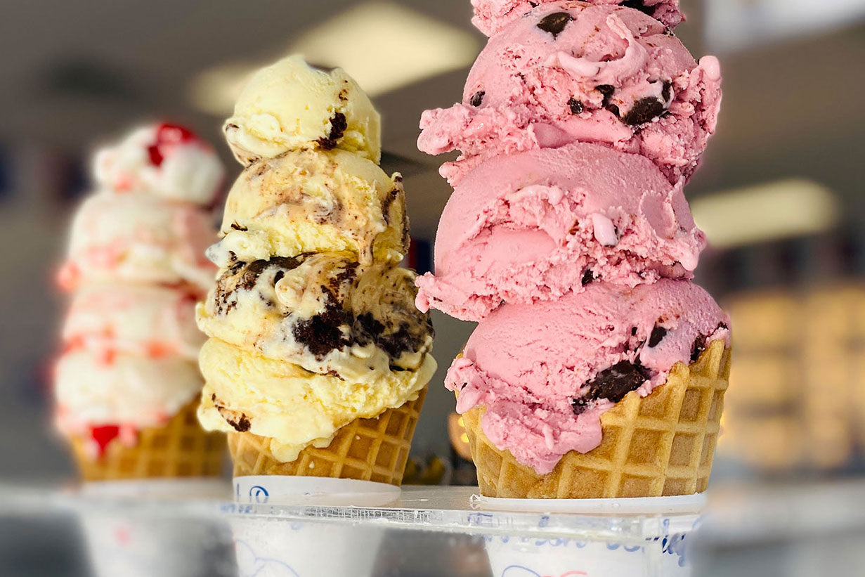 ice cream cones