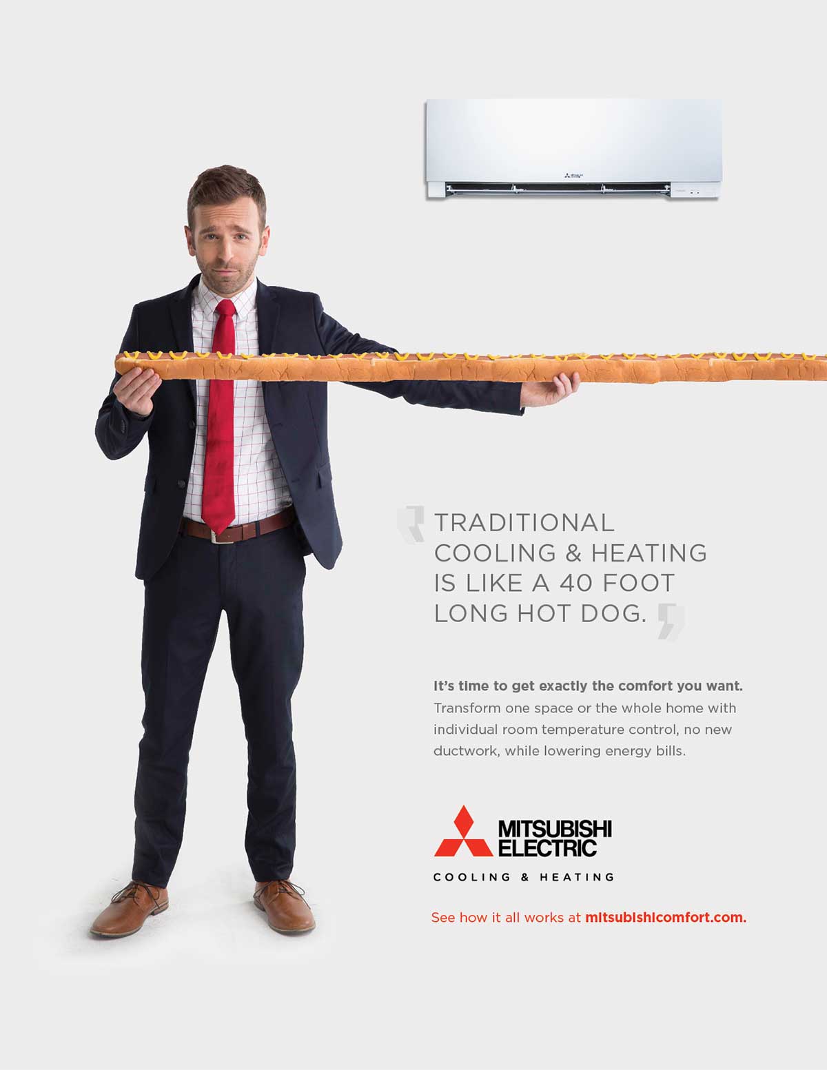 Mitsubishi Electric print ad