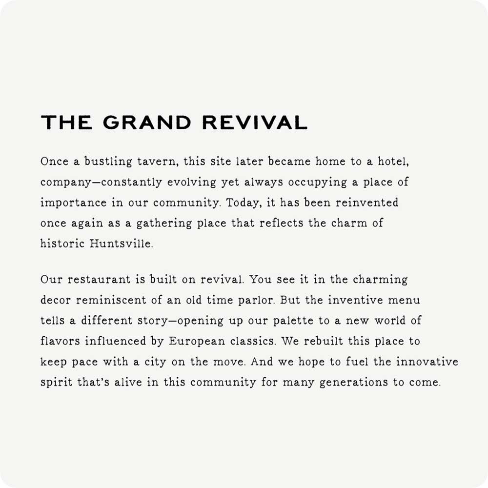 Revivalist Grand Revival pledge